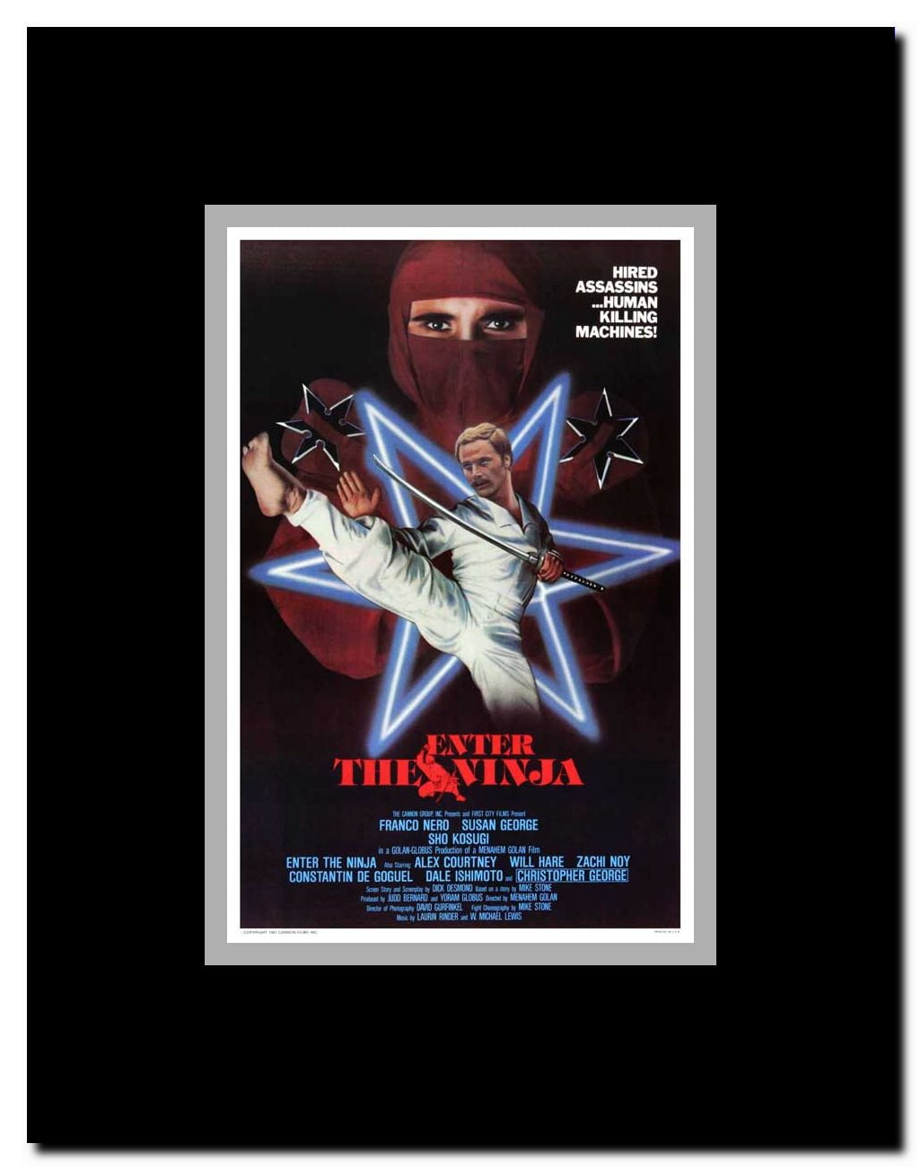 Enter the Ninja Framed Movie Poster