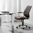 thumbnail image 1 of Enterprise Low Back Office Chair Polyurethane Chrome Frame Adjustable Height, 1 of 10