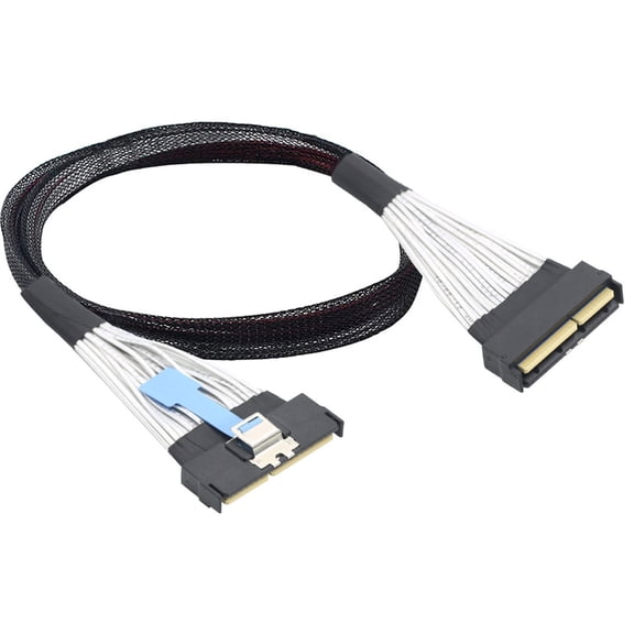 Enterprise SASs MCIO5.0 124P 16X Server Cable High Bandwidth Data Transfer and Universal Compatibility