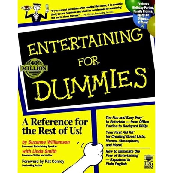 Pre-Owned Entertaining For Dummies, 9780764550270, 0764550276, Paperback, 1 edition