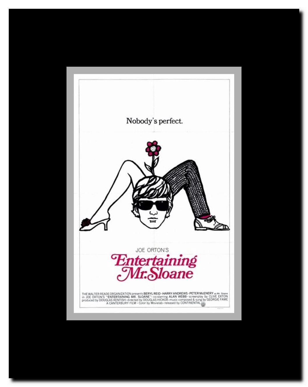 Entertaining Mr Sloane Framed Movie Poster