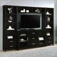 thumbnail image 1 of Entertainment Center 4-Piece Rectangular Cappuccino Engineered Wood | TV Furniture | Primary Living Space, 1 of 12