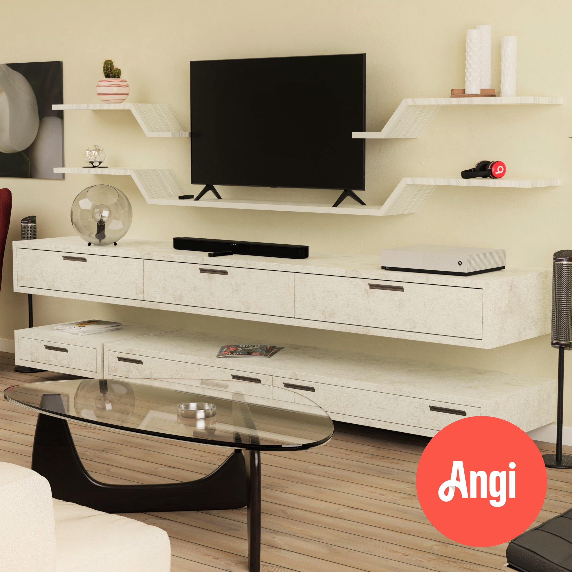 HANDY Entertainment Center Assembly