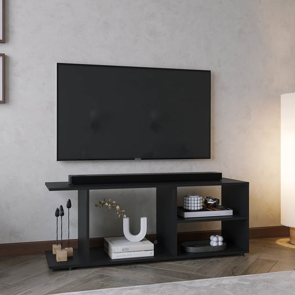 Entertainment Center Made of High - quality Engineered Wood | Ready to Assemble for Home Use | Ensures Durable and Stable Performance