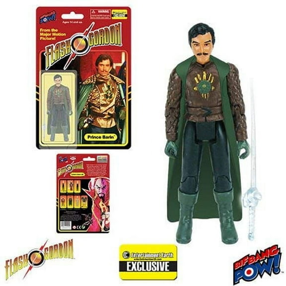 Entertainment Earth Flash Gordon Prince Barin in Cape 3 4" Figure-EE Excl