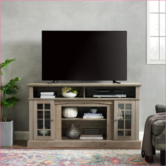 Entertainment Furniture Classic TV Console with Storage, Gray Wash | Fits 65 TV | Gray Wash | TV Size Ranges 60-69 inches