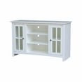 thumbnail image 1 of Entertainment/TV Stand with Open Shelves and 2 Doors in White - 48" Height, 1 of 11