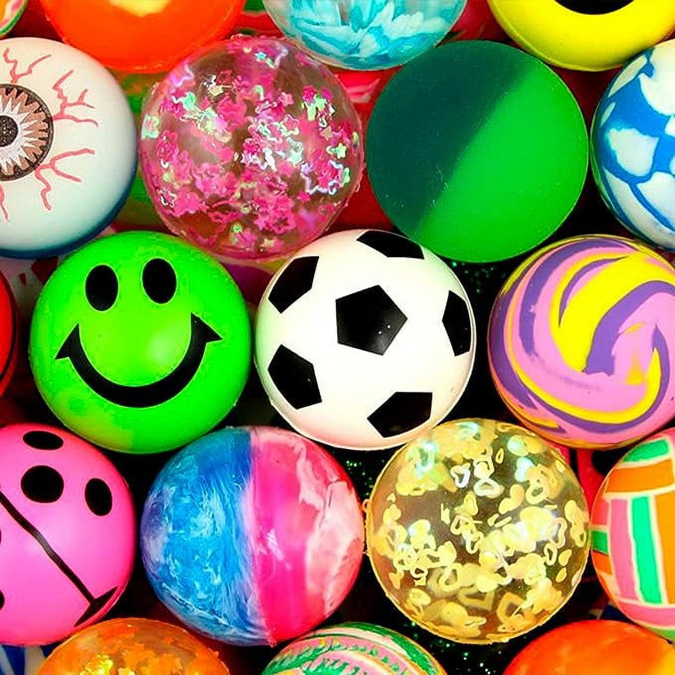 Entervending Bouncy Balls 8 Pcs Large Bouncing Balls Assorted Pack