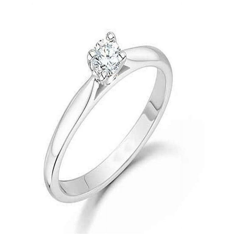 Enthralling Inexpensive Solitaire Engagement Ring Carat Round