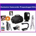 thumbnail image 1 of Enthusiast Accessory For Sony DCR-SX44 SX63 sx83 SR68 DCR-SR88 CX110 CX150 CX300 CX350 CX500V CX550V XR150 XR350V XR550V with 8GB Memory Card, Video Light, X Grip, Pro Tripod, Carrying Case & More, 1 of 1
