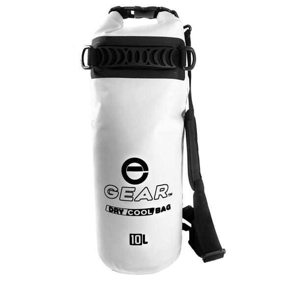 Enthusiast Gear Dry Bag Cooler - Roll Top, Insulated, Leak Proof, Collapsible, Waterproof - 10L
