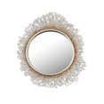 thumbnail image 1 of Enticing Mirror With Polyresin Coral Patterned Frame, White, 1 of 2