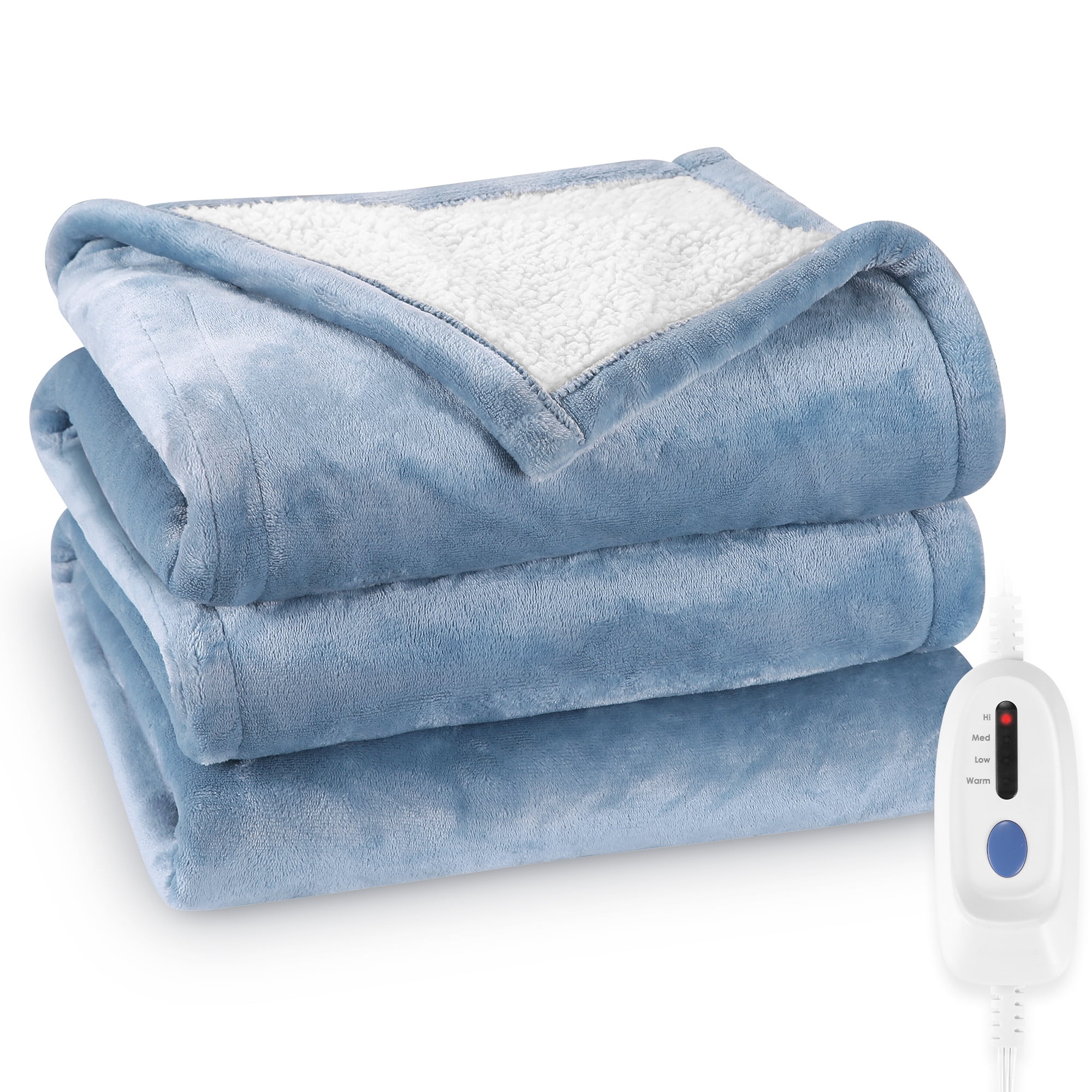 Entil Electric Heated Blanket with 4 Heat Settings & 10H Autooff