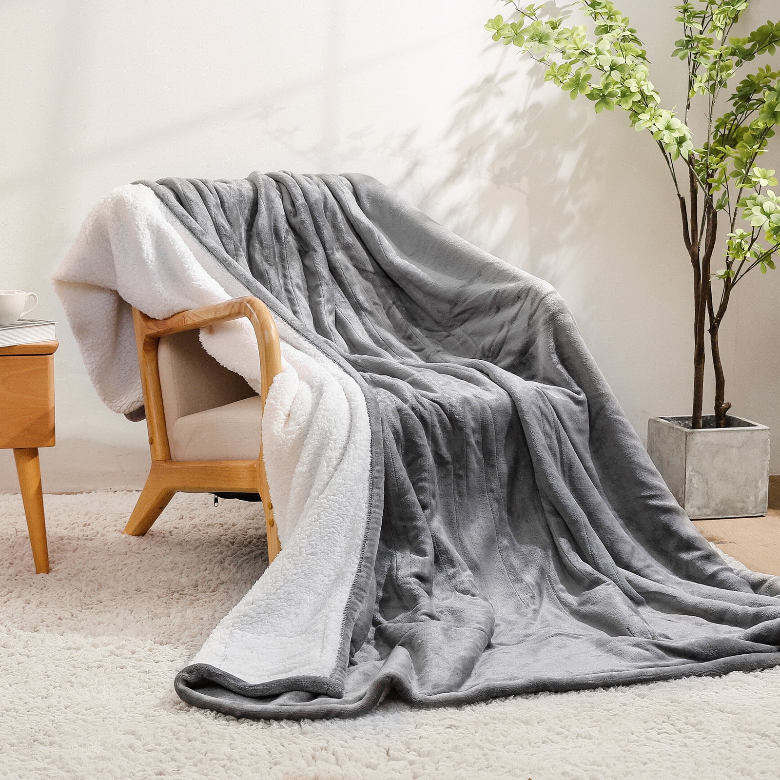 Entil Full Size Electric Heated Blanket with 4 Optional Heating Levels