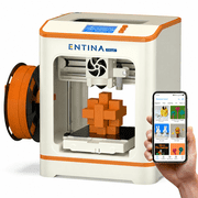 Entina 3D Printer Tina2C, Auto Leveling App Control Quiet for Kids Beginners STEM DIY