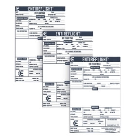 EntireFlight Pilot Kneeboard Notepad, IFR Flight Notepad Companion