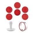 thumbnail image 1 of Raindrops 1 Set Christmas Cookie Seal Hand Press DIY Baking Molds Biscuit Cutters, 1 of 8