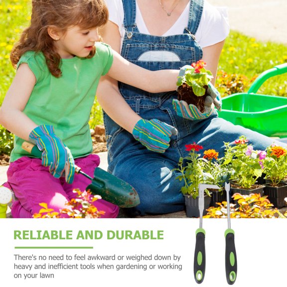 Raindrops Gardening Hand Weeder Tools Plastic 2Pcs 13x3in