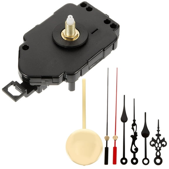 Raindrops Pendulum Clock Parts Diy Pendulum Clock Movement Kit Black 1 Set 4.3X2.2X2.0In