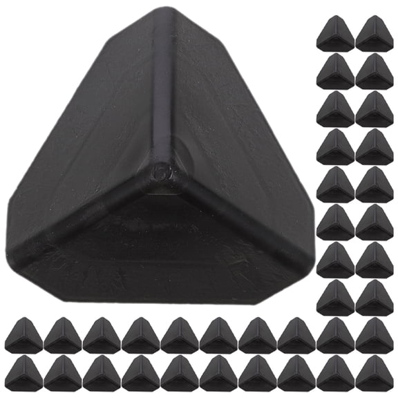 Entireivity 100pcs Plastic Box Corner Protectors Edge Cover Protector Guard Jewelry Chest Corner Protector