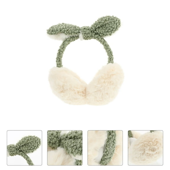 Entireivity 1pc Women Lovely Thickened Plush Earmuff Headdress Earmuff Headband Hair Decorations