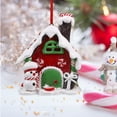 thumbnail image 1 of Entireivity 2pcs Christmas Candy House Lighted Gingerbread House Tabletop Decor Christmas Gift, 1 of 8