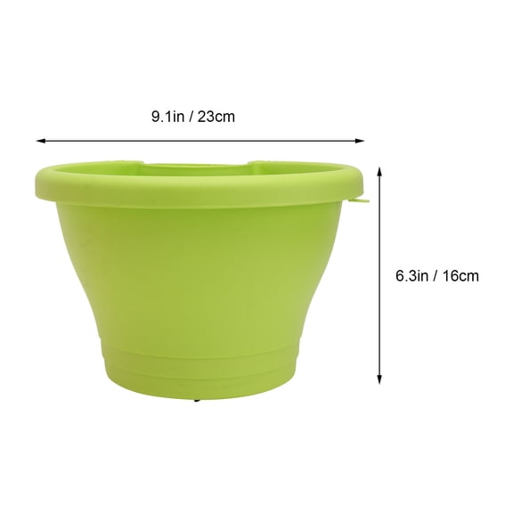 Entireivity 3 Pcs Drain Pipe Flower Pots Tubs Gutter Downspout Flowerpot for Plants and Flowers (Size L)