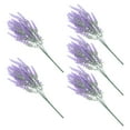 thumbnail image 1 of Entireivity 5Pcs Simulation Lavenders Vase Decorations Plastic Plants Fake Flower Bouquets, 1 of 8