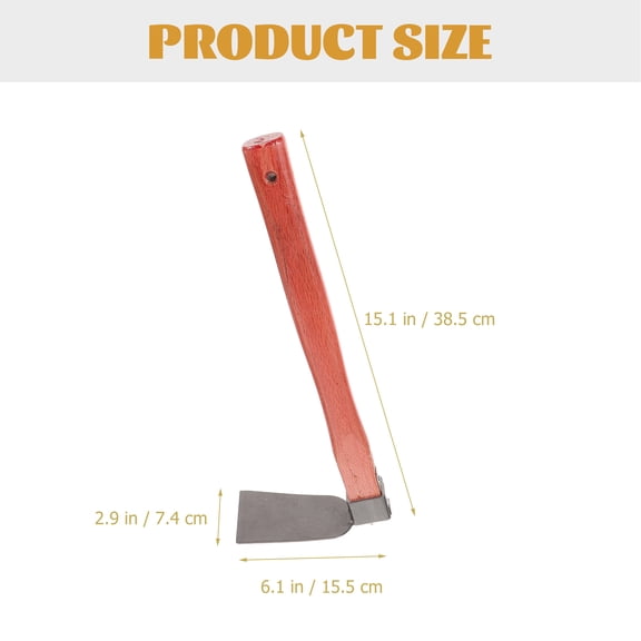 Entireivity Garden Tool Gardening Hoe Handheld Planting Hoe Heavy Duty Hoe for loosening Soil Weeding