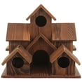 thumbnail image 1 of Entireivity Wooden Bird House Outside Hanging Bird House Backyard Courtyard Decorative Bird House, 1 of 8