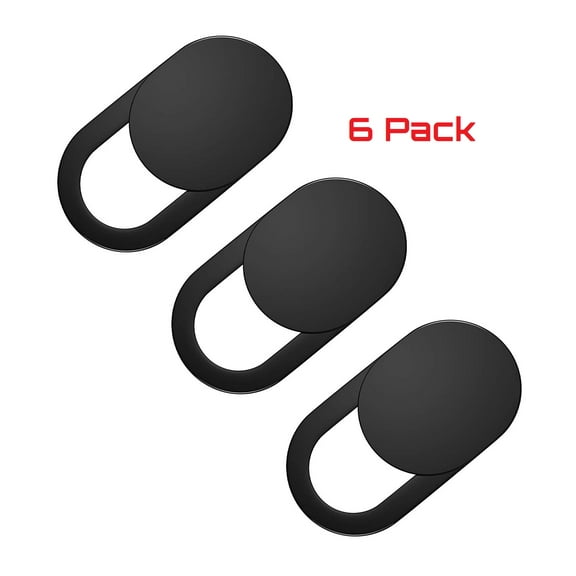 Entirety Goods Webcam Cover Slide, 3-6-12-Pack Ultra Thin Camera Blocker for Laptop Desktop Computer PC, Protect Your Privacy Security