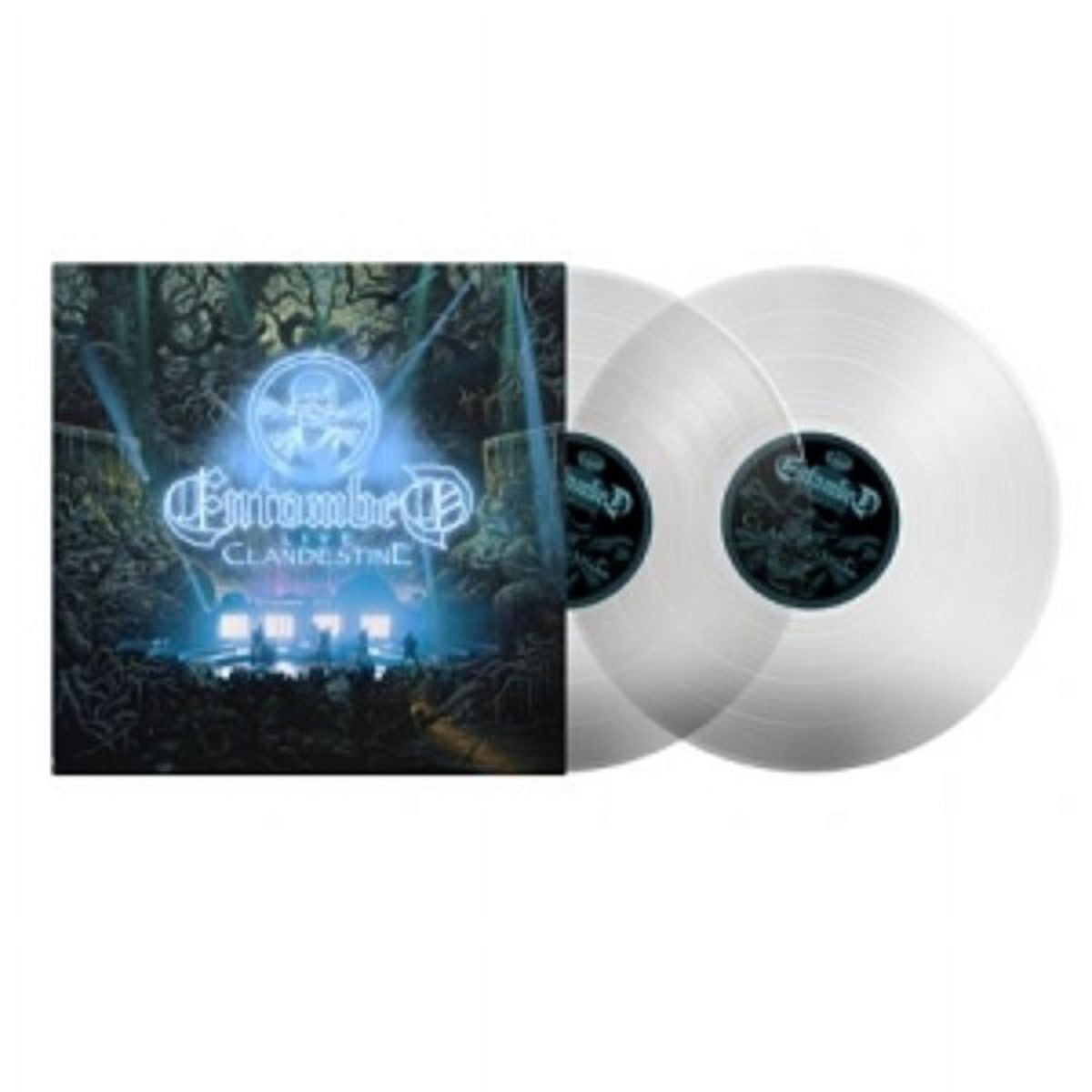 Entombed - Clandestine Live Exclusive Clear 2x LP Vinyl With 