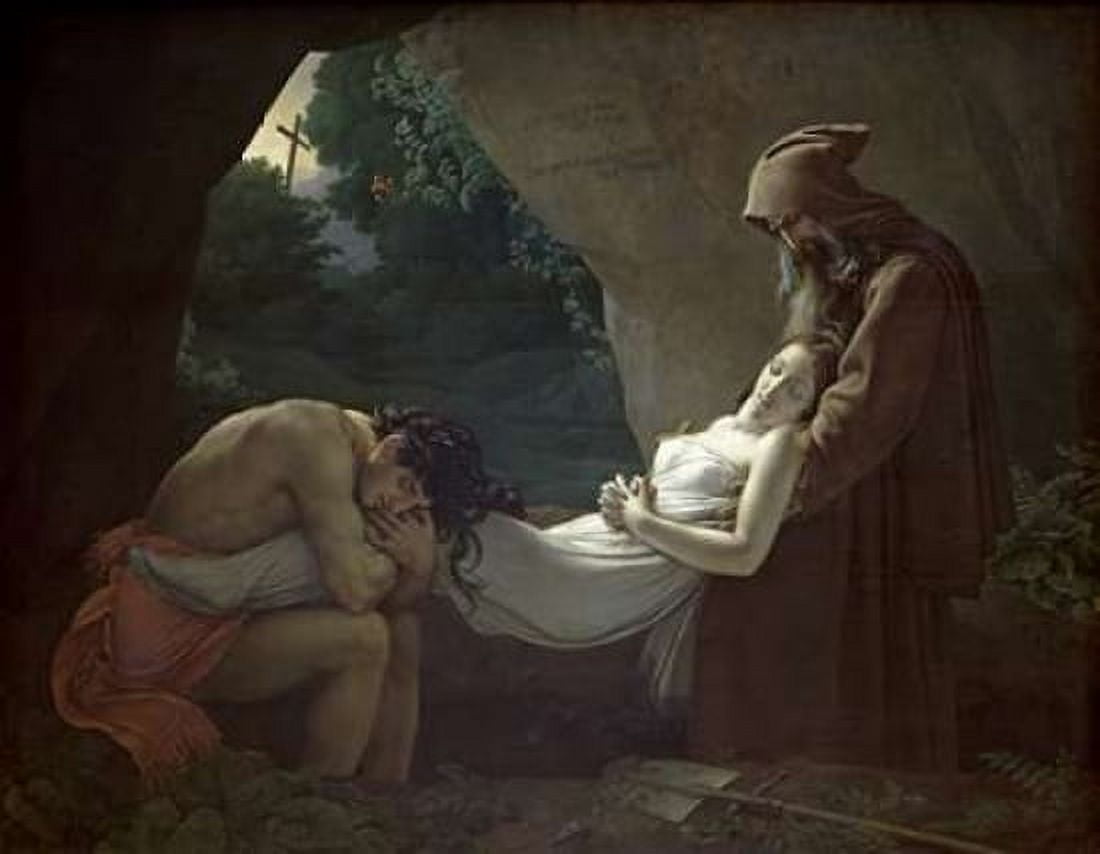 Entombment of Atala Canvas Art - Anne Girodet De Roucy-Trioson (22 x 28)