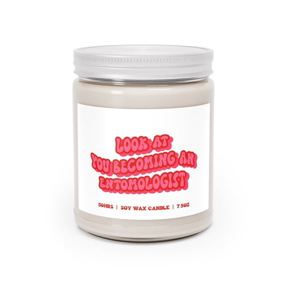 Entomology Entomologist Graduation Candle, Gifts, Decor