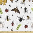 thumbnail image 1 of Ambesonne Entomology Fabric by the Yard Upholstery, Wildlife Bugs Assortment, 1 Yard, Multicolor, 1 of 4