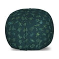 thumbnail image 1 of Entomology Storage Toy Bag Chair, Outline Drawings of Different Bugs in Greenery, Stuffed Animal Organizer Washable Bag, Large Size, Teal Multicolor, by Ambesonne, 1 of 3