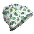 thumbnail image 1 of Entomology Unisex Beanie, High Detailed Beetles, Hiking Outdoors, Hunter Green Mint Green, by Ambesonne, 1 of 1