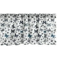 thumbnail image 1 of Entomology Window Valance, Small and Bigger Spring Time Butterflies with Spots and Stripes on Wings, Curtain Valance for Kitchen Bedroom Decor with Rod Pocket, 54" X 18", Multicolor, by Ambesonne, 1 of 3