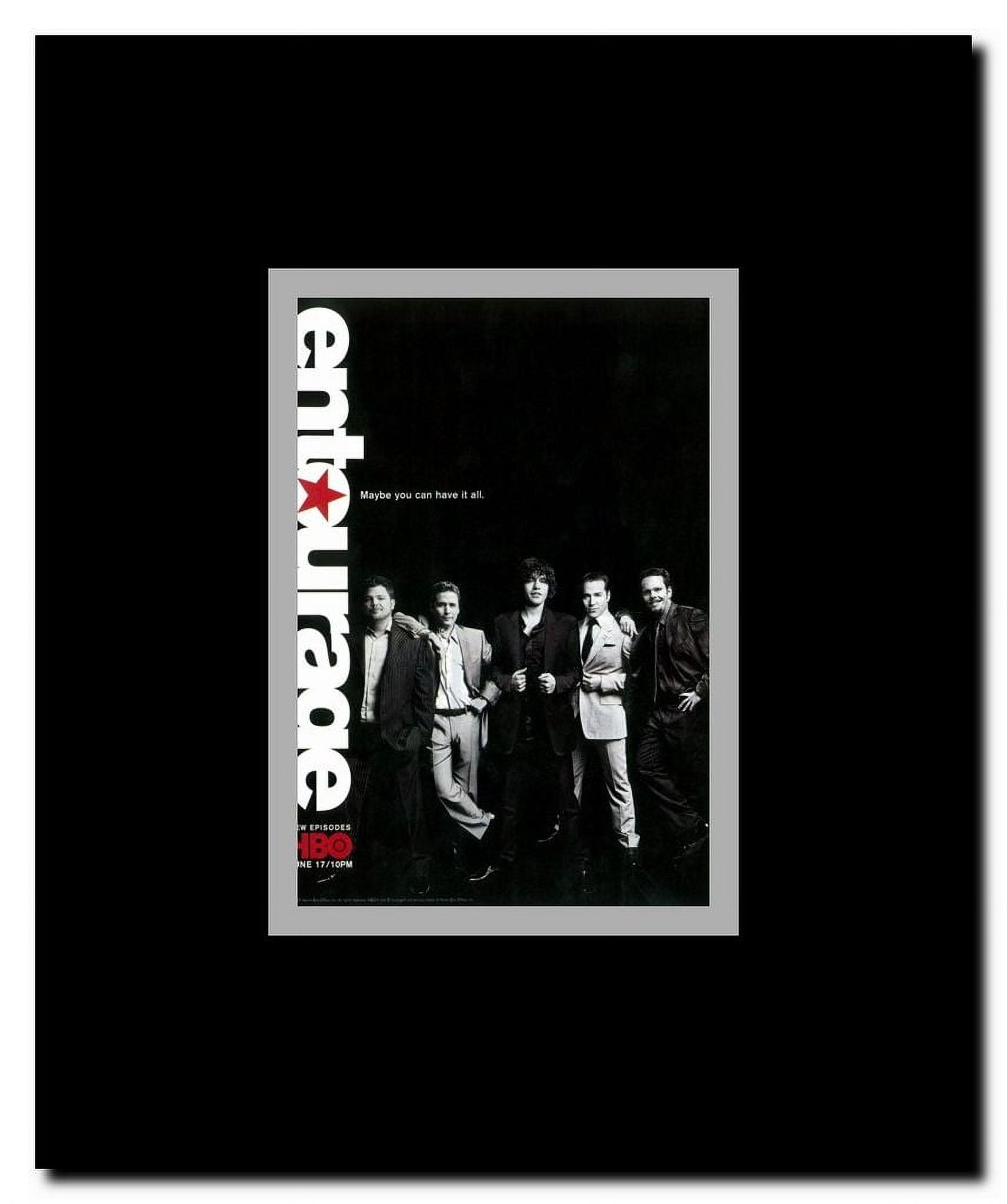 Entourage Style K Framed Movie Poster