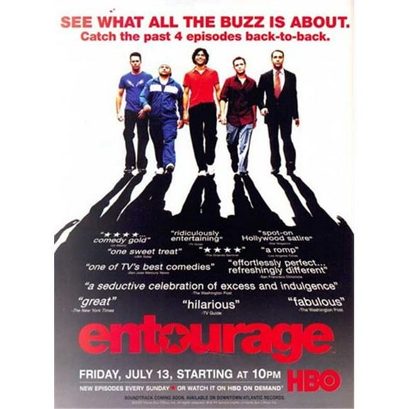 Entourage Style M Movie Poster - 11 x 17 in.