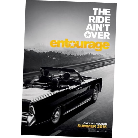 Entourage The Movie Movie poster Metal Sign 8inx 12in Metal Print 8x12 Square Adults AB Posters
