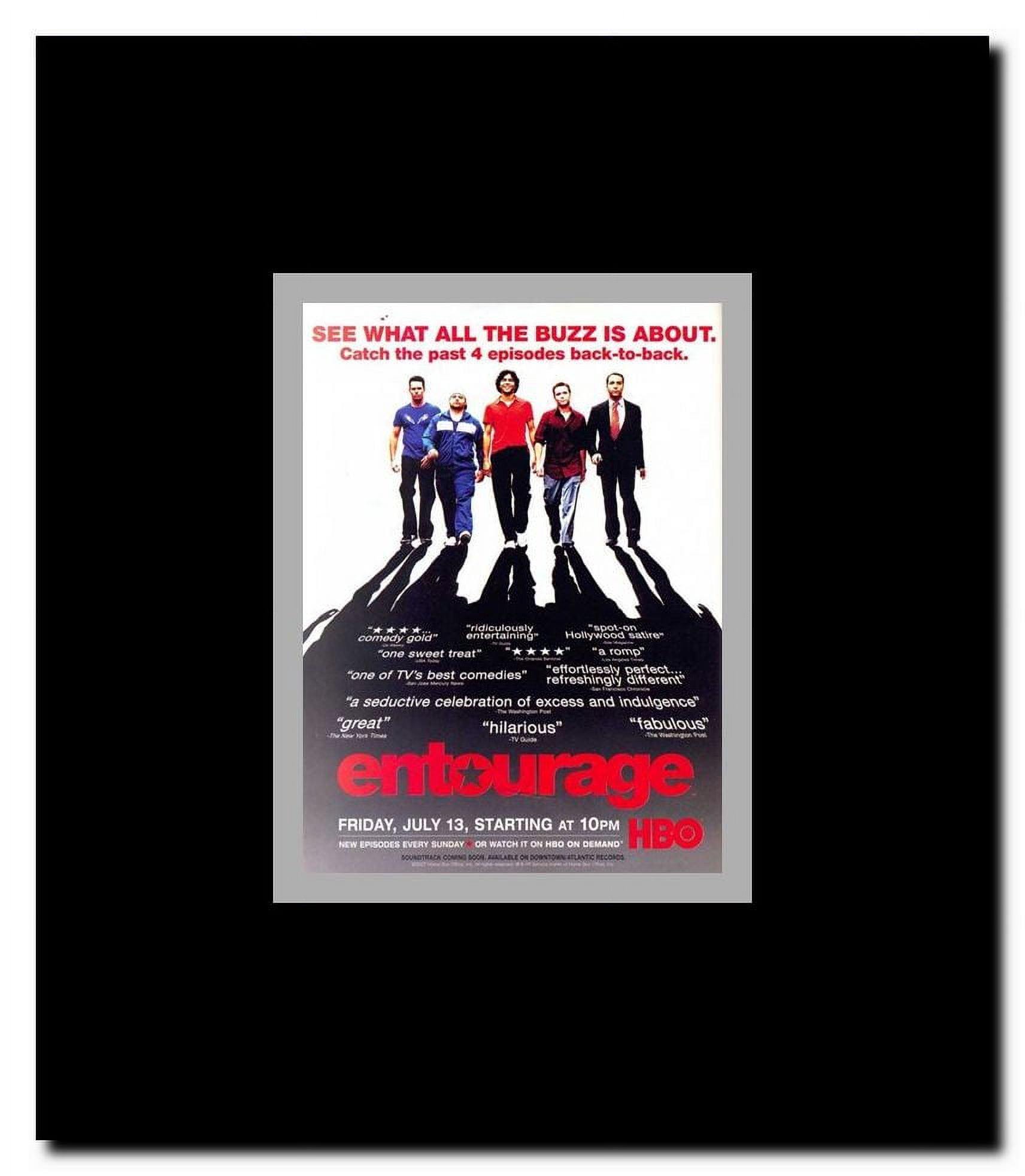 Entourage style M Framed Movie Poster