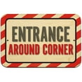 thumbnail image 1 of Entrance Around Corner Sign, 1 of 1