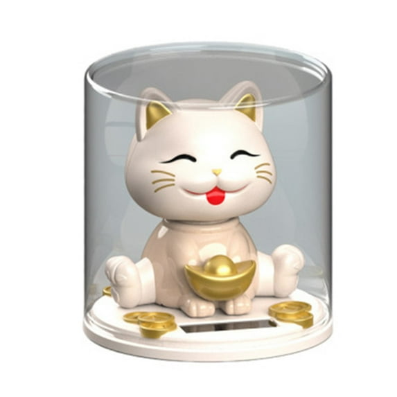Entrance Decor Home Decoration Automatic Nodding Decor Prosperity Cat Decoration Long-Lasting Plastic Construction