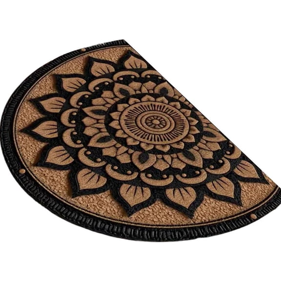 Entrance Door Mat 24 x 16 Inch Entry Way Doormat Front Door Rugs Outdoors Heavy Duty Welcome Mat Non Slip Rubber Back Low Profile for Garage, Patio, High Traffic Area