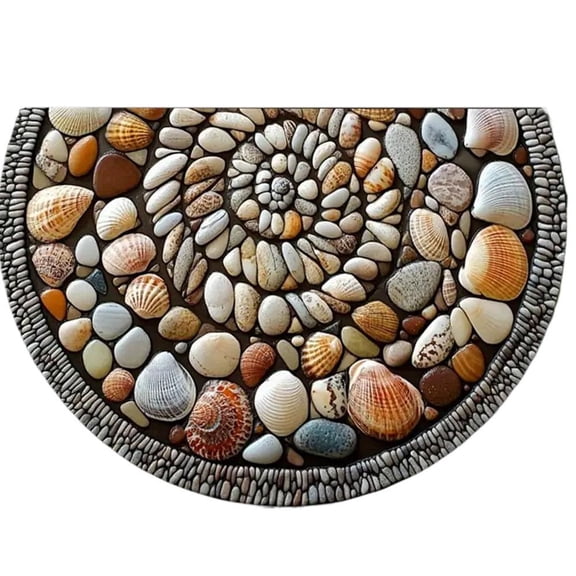 Entrance Door Mat 24 x 16 Inch Entry Way Doormat Front Door Rugs Outdoors Heavy Duty Welcome Mat Non Slip Rubber Back Low Profile for Garage, Patio, High Traffic Area