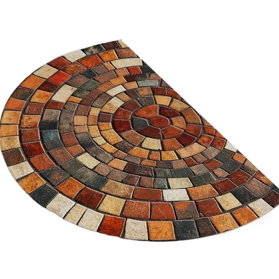 Entrance Door Mat 24 x 16 Inch Entry Way Doormat Front Door Rugs Outdoors Heavy Duty Welcome Mat Non Slip Rubber Back Low Profile for Garage, Patio, High Traffic Area