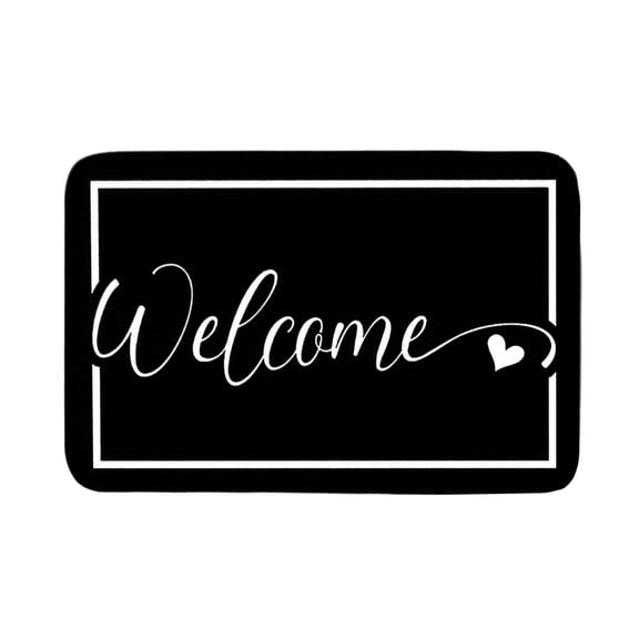 Entrance Door Mat For Entryway Durable Antiskid Floor Mat With Dirt Trapping Ability And Welcoming Design Ideal For Hallways And Kitchen Weather Resistant Polyester Construction