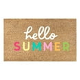 thumbnail image 1 of Entrance Doormat Funny Floor Mat Door Matts Outdoors Hello Summer Door Mat Easy Clean Patio Porch Entryway Mat 5x3 Rugs for Entryway Funny Cat Welcome Mat Front Door Mat Entrance 16x24IN, 1 of 4