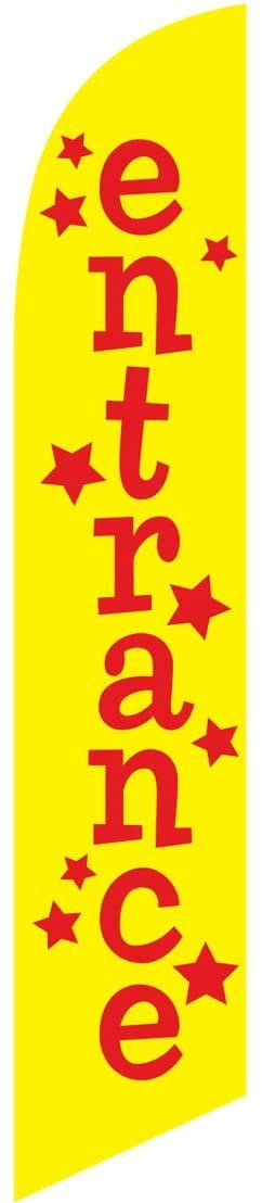 Entrance Feather Banner Swooper Sign for Festivals and Events ...